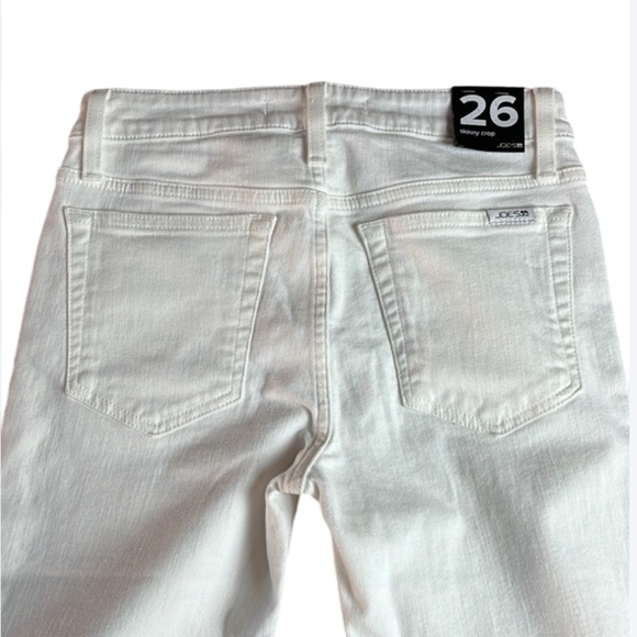 JOES JEANS NWT WHITE SKINNY CROP Mid Rise - Size 26 - Picture 5 of 11